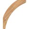 Ekena Millwork 5 1/2"W x 16"D x 20"H Thorton Smooth Knee Brace, Western Red Cedar BRC06X16X20THR00SWR - alternate 2